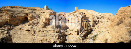 Laure de saint de Saint Sabbas le sanctifié, monastère de la Palestine Banque D'Images