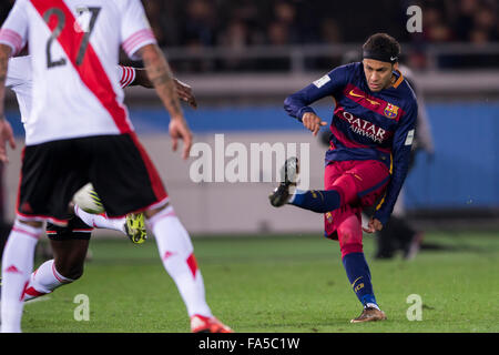 Kanagawa, Japon. 18Th Oct, 2015. Neymar (Barcelone) : Football/soccer Coupe du Monde des Clubs de la FIFA Japon 2015 match final entre River Plate 0-3 FC Barcelone au stade international de Yokohama à Kanagawa, Japon . © Maurizio Borsari/AFLO/Alamy Live News Banque D'Images