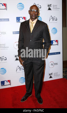 Tony La Russa's 4e gala annuelle des dirigeants et des légendes au bénéfice de la Fondation de protection des animaux au Aria Resort & Casino comprend : Eric Dickerson Où : Las Vegas, Nevada, United States Quand : 20 Nov 2015 Banque D'Images