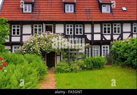Goslar Goslar Fachwerkhaus - maison bois 01 Banque D'Images
