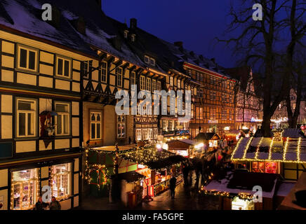 Goslar Goslar Weihnachtsmarkt - Marché de Noël 02 Banque D'Images