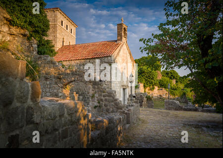 Ancienne église de St Jovan dans l'ancienne forteresse de bar. Banque D'Images