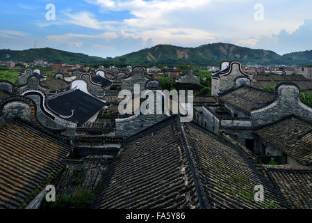 Comté de Fogang Guangdong province Qingyuan City Yue Village panorama Banque D'Images