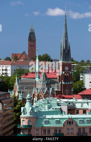 Vue sur Ville de Skansen Kronan, Göteborg, à l'Ouest, la Suède, Europe Gothland Banque D'Images