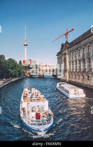 Museumsinsel Berlin , l'île aux musées à Berlin de l'Allemagne. Musée de Bode, l'un des cinq musées. Un site du patrimoine mondial de l'Unesco de Banque D'Images