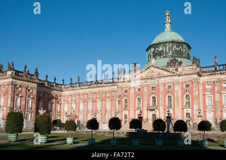 Neues Palais de Sanssouci Park, Potsdam, Allemagne Banque D'Images