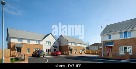 Plumley Fermer, North Cornelly, Bridgend. Banque D'Images