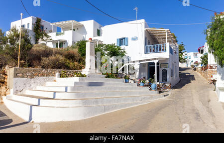 Grèce, les Cyclades, l'île de Folegandros, chora Folegandros Banque D'Images