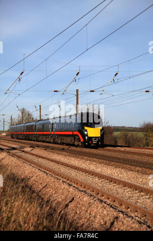 59907, classe 180 Zephyr, Grand Central société d'exploitation des trains à grande vitesse, trains diesel, East Coast Main Line Railway, Peterbor Banque D'Images