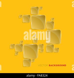 Abstract vector background avec verre transparent pour votre conception de bannières Illustration de Vecteur