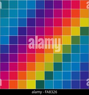 Résumé fond mosaïque colorée pour votre conception Illustration de Vecteur