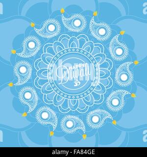 Happy diwali en arrière-plan pour votre conception de carte de vœux Illustration de Vecteur