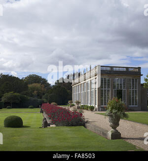 L'Orangerie à Belton House, Lincolnshire. L'Orangerie a été conçu par Jeffry Wyatville et construit en 1819. Banque D'Images