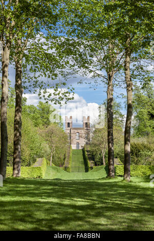 Le Belvédère au Claremont Landscape Garden, Surrey. Le belvédère a été construit par Vanbrugh en 1715 comme un lieu . Banque D'Images