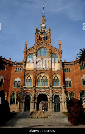 Sant Pau bâtiment, du modernisme, Puig i Cadafalch architecture architecte catalan, Barcelone Banque D'Images