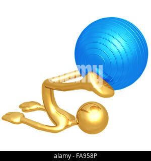 Balle Physio Pilates Yoga Banque D'Images