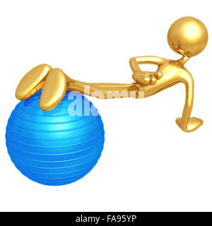 Balle Physio Pilates Yoga Banque D'Images