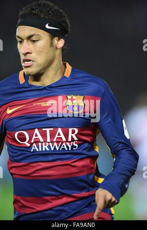 Kanagawa, Japon. 18Th Oct, 2015. Neymar (Barcelone) : Football/soccer Coupe du Monde des Clubs de la FIFA Japon 2015 match final entre River Plate 0-3 FC Barcelone au stade international de Yokohama à Kanagawa, Japon . © Hitoshi Mochizuki/AFLO/Alamy Live News Banque D'Images