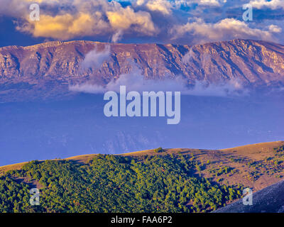 Des plans de la région de Campo Imperatore Abruzzes, Italie Banque D'Images