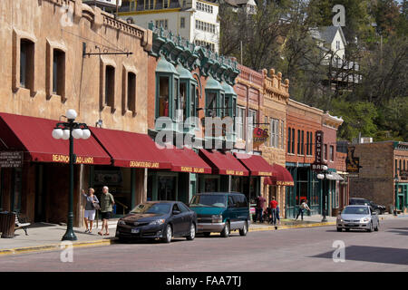 L'architecture sur la rue Main, Deadwood, Dakota du Sud Banque D'Images