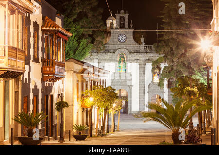 Basilica de Nuestra Senora del Pino in FIRGAS. Gran Canaria, Îles Canaries, Espagne Banque D'Images