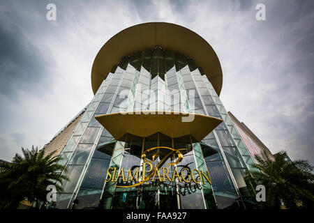 L'extérieur de Siam Paragon, à Bangkok, Thaïlande. Banque D'Images