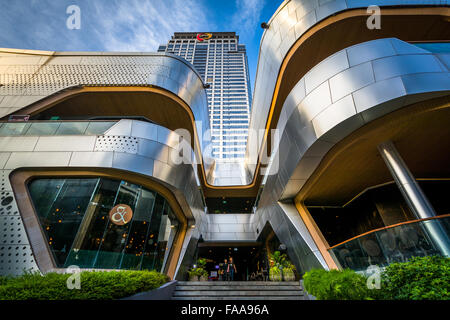 Les bâtiments modernes au Siam à Bangkok, Thaïlande. Banque D'Images