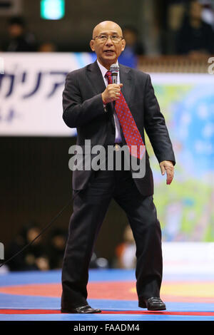 Nd Gymnase de Yoyogi, Tokyo, Japon. Dec 23, 2015. Tomiaki Fukuda, 23 décembre 2015 - Lutte : Toutes le Japon au 2ème du championnat Gymnase de Yoyogi, Tokyo, Japon. © YUTAKA/AFLO SPORT/Alamy Live News Banque D'Images