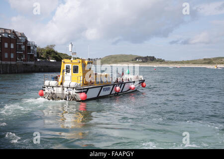 Rock à Padstow Padstow, Ferry Port, Cornwall, Angleterre Banque D'Images