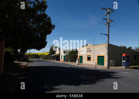 Les rues désertes de Galong pentes sud-ouest de la Nouvelle-Galles du Sud Australie Banque D'Images