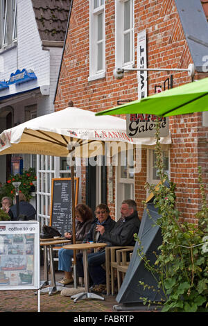 Port de pêche de Greetsiel, le nord de l'ALLEMAGNE, Basse-Saxe Banque D'Images