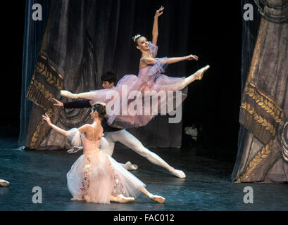 Danseurs de Ballet du Bolchoï "Casse-noisette" de Tchaïkovski, chorégraphié par Vassili Vainonen au Badminton Theatre Banque D'Images