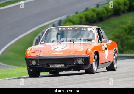 Porsche 914 au Barber Motorsports Park, coiffure historiques, Birmingham, Alabama, USA Banque D'Images