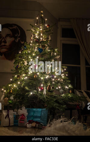 Un arbre de Noël Banque D'Images