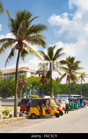 Sri Lanka - COLOMBO, tuk tuk, taxi transport typique Banque D'Images