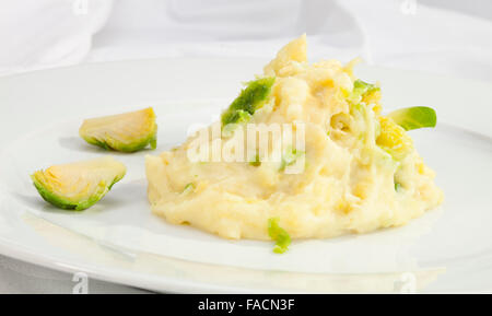 Purée de pommes de terre compotée de chou fleur w Banque D'Images