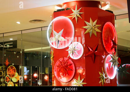 Décorations de Noël et du Nouvel An de l'Orchard Road à Singapour Banque D'Images