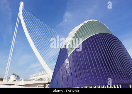 Valence, Espagne. La Cité des Arts et des Sciences. L'Àgora Banque D'Images