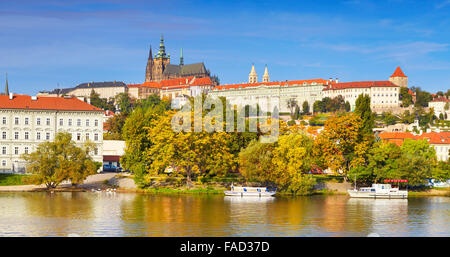 Le Château de Prague, la vieille ville de Prague, République Tchèque, Europe Banque D'Images