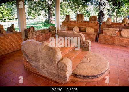 Le Musée de l'Jethavana d'Anuradhapura, Site du patrimoine mondial de l'UNESCO, le centre-nord de la province, Sri Lanka, Asie Banque D'Images