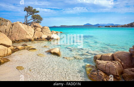 2085 - La plage de Capriccioli, Sardaigne, île, Italie Banque D'Images