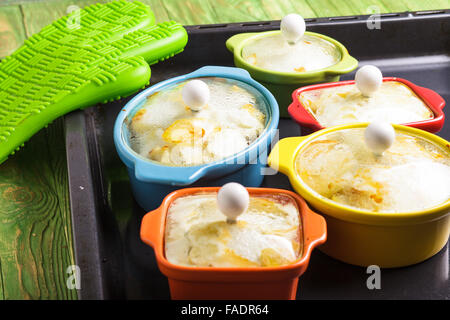 Casserole de pommes de terre au four Banque D'Images