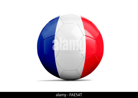 Des ballons de foot avec des drapeaux de l'équipe, Football Euro 2016. Groupe A, France Banque D'Images