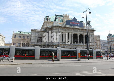 Opéra de Vienne, Autriche Banque D'Images