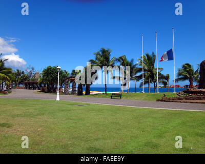 Jardins de Pa'ofa'i à Papeete, Polynésie Française Banque D'Images