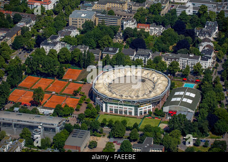 Vue aérienne, Rothenbaum tennis, sport Rothenbaum GmbH, Hambourg, ville libre et hanséatique de Hambourg, Hambourg, Allemagne Banque D'Images