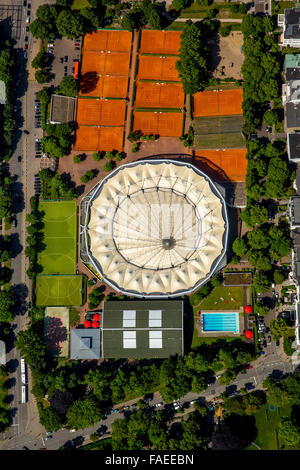 Vue aérienne, Rothenbaum tennis, sport Rothenbaum GmbH, Hambourg, ville libre et hanséatique de Hambourg, Hambourg, Allemagne Banque D'Images