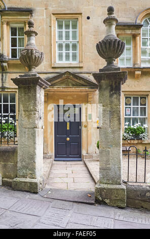 Logement géorgienne de Bath, Somerset, Angleterre Royaume-Uni UK Banque D'Images