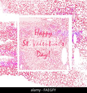 La Journée Valentione Vintage Illustration de Vecteur