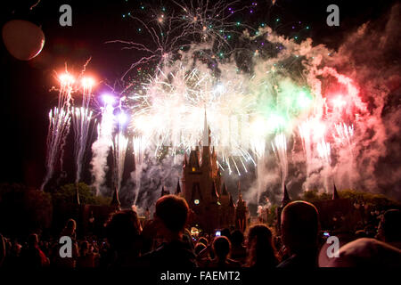 Château de Cendrillon au Magic Kingdom de Disney Banque D'Images